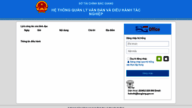 What Qlvbstc.bacgiang.gov.vn website looks like in 2024 