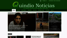 What Quindionoticias.com website looks like in 2024 