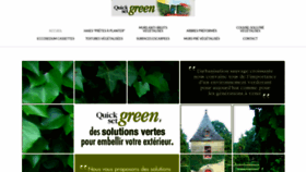 What Quicksetgreen.com website looks like in 2024 