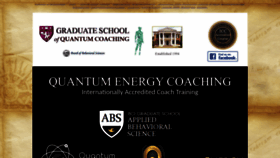 What Quantum-energy-coaching.com website looks like in 2024 