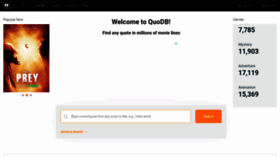What Quodb.com website looks like in 2024 