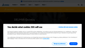 What Quintiq.com website looks like in 2024 