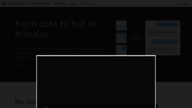 What Qnamaker.ai website looked like in 2024 (1 year ago)