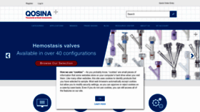 What Qosina.com website looks like in 2024 