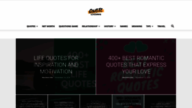 What Quotelicious.com website looks like in 2024 