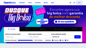 What Querobolsa.com.br website looks like in 2024 