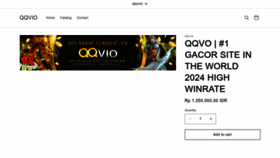 What Qqvio.xyz website looks like in 2024 