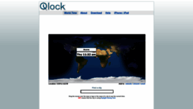 What Qlock.com website looks like in 2024 