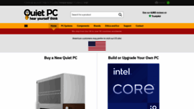 What Quietpc.com website looks like in 2024 