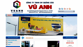 What Quangcaovuanh.com website looks like in 2024 