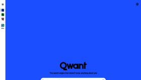 What Qwant.com website looks like in 2024 