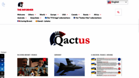 What Qactus.fr website looks like in 2024 