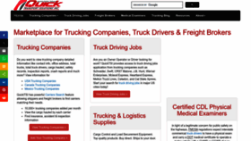 What Quicktransportsolutions.com website looks like in 2024 