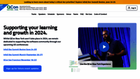 What Qconnewyork.com website looks like in 2024 