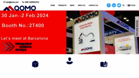 What Qomo-odm.com website looks like in 2024 