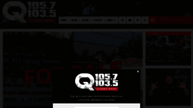 What Q103albany.com website looks like in 2024 