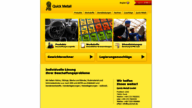 What Quickmet.de website looks like in 2024 