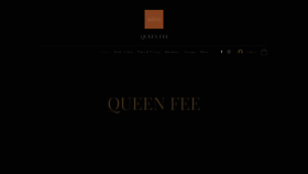 What Queenfee.org website looks like in 2024 