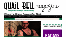 What Quailbellmagazine.com website looks like in 2024 
