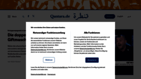 What Qantara.de website looks like in 2024 