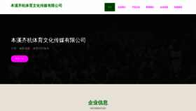 What Qihangtijiao.com website looks like in 2024 