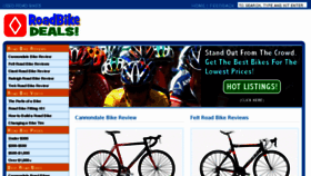 What Roadbikedeals.com website looked like in 2011 (13 years ago)