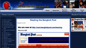 What Readbangkokpost.com website looked like in 2011 (12 years ago)
