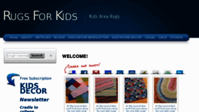 What Rugsforkids.net website looked like in 2011 (13 years ago)