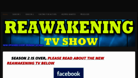 What Reawakeningtvshow.com website looked like in 2012 (12 years ago)