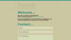 What Rac-in.com website looked like in 2012 (12 years ago)