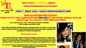 What Ryantalent.com website looked like in 2012 (12 years ago)