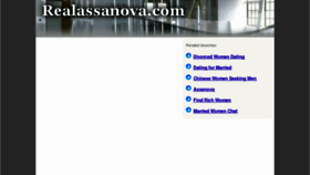 What Realassanova.com website looked like in 2012 (12 years ago)