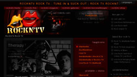 What Rockntv.com website looked like in 2012 (12 years ago)