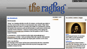 What Ragb.ag website looked like in 2012 (13 years ago)