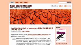 What Realworldhaskell.org website looked like in 2012 (12 years ago)