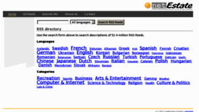 What Rss-directory.info website looked like in 2012 (12 years ago)