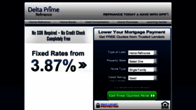 What Rates.deltaprimerefinance.com website looked like in 2011 (13 years ago)
