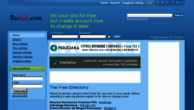 What Roask.com website looked like in 2012 (12 years ago)