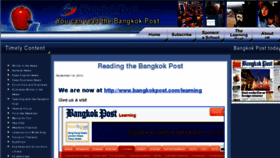 What Readbangkokpost.com website looked like in 2011 (13 years ago)