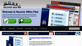 What Recoverofficefiles.com website looked like in 2012 (11 years ago)
