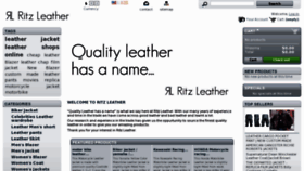 What Ritzleather.com website looked like in 2012 (12 years ago)
