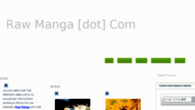 What Raw-manga.com website looked like in 2012 (11 years ago)