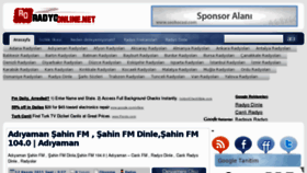 What Radyoonline.net website looked like in 2012 (11 years ago)
