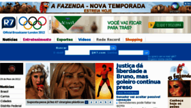 What Radiorecord.com.br website looked like in 2012 (11 years ago)