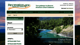 What Rec.gov website looked like in 2012 (11 years ago)