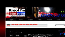What Radiokreol.com website looked like in 2012 (11 years ago)