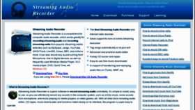 What Recordstreamingaudio.net website looked like in 2012 (11 years ago)