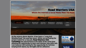 What Roadwarriorsusa.com website looked like in 2012 (11 years ago)