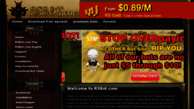 What Rsbot.com website looked like in 2012 (11 years ago)