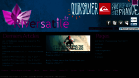 What Riversatile.fr website looked like in 2012 (11 years ago)